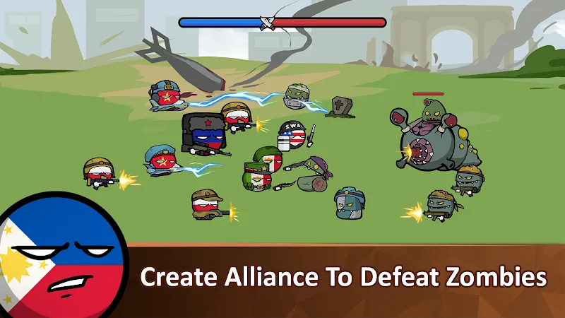 Countryballs - Zombie Attack screenshot 4