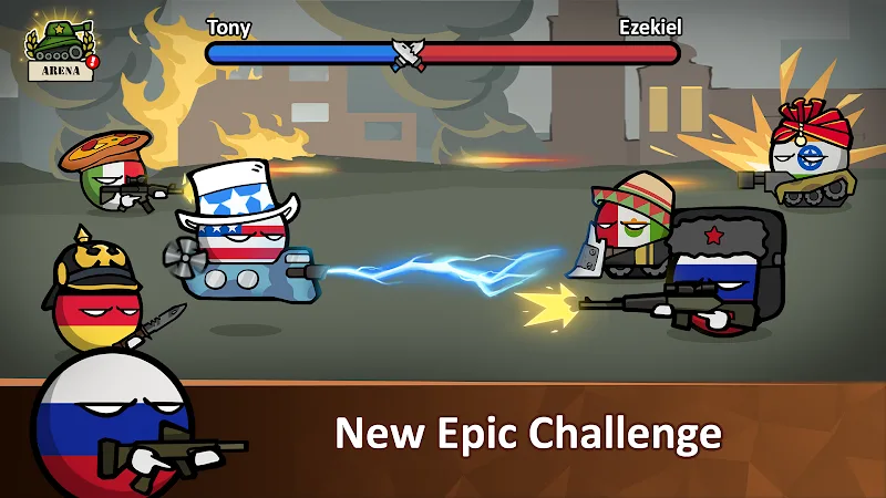 Countryballs - Zombie Attack screenshot 2