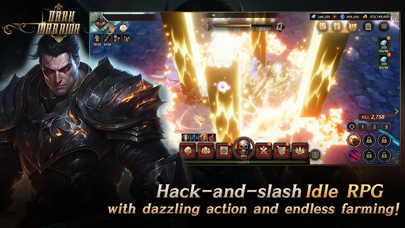 Dark Warrior Idle screenshot 2