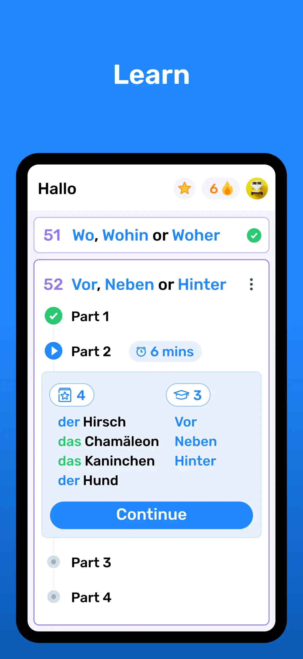 Wlingua - Learn German screenshot 1