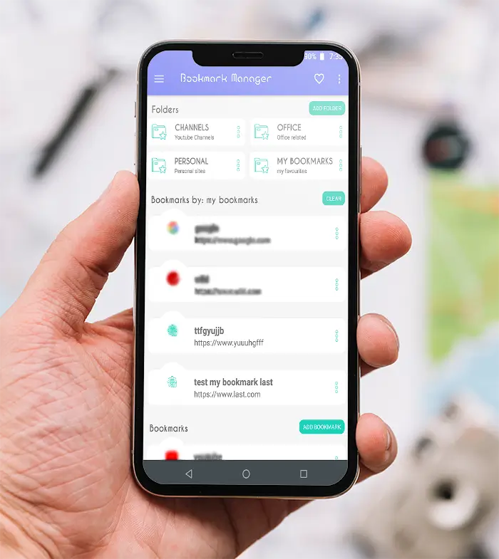Bookmark Manager - URL manager screenshot 1