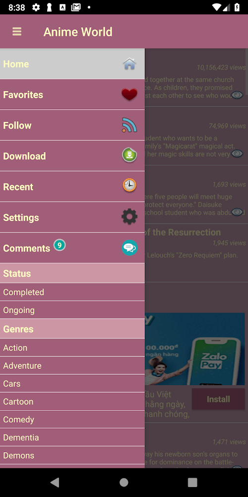 Anime World screenshot 3