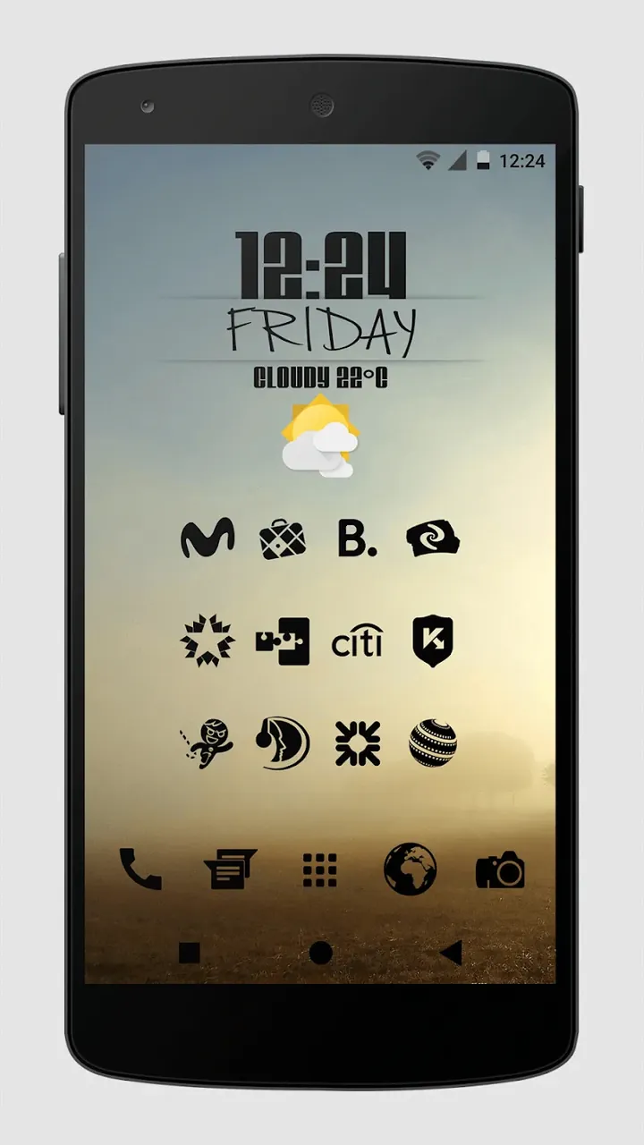 Zwart - Black Icon Pack screenshot 5