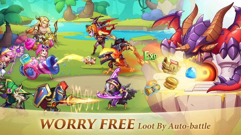 Idle Heroes gameplay screenshot 4