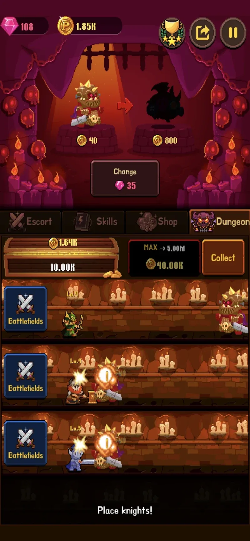 Coin Princess: Tap Retro RPG screenshot 4