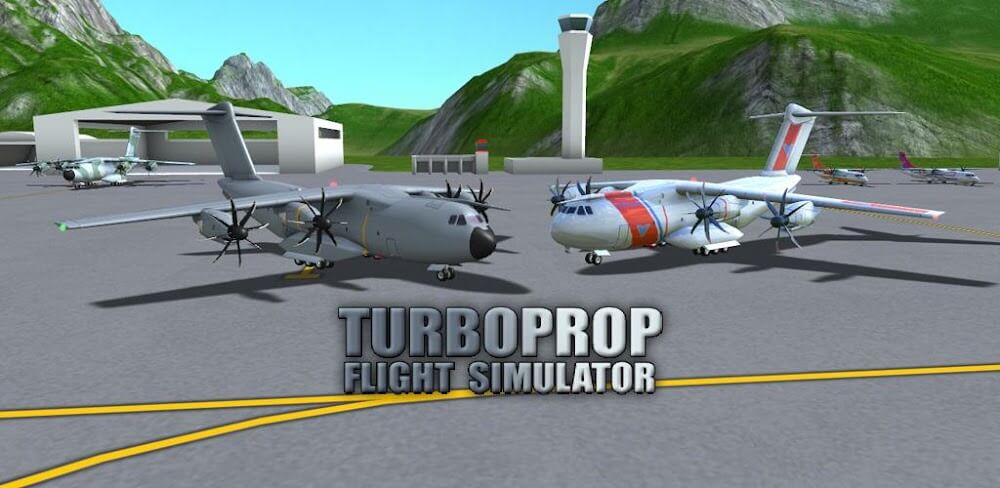 Turboprop Flight Simulator 3D screenshot 1