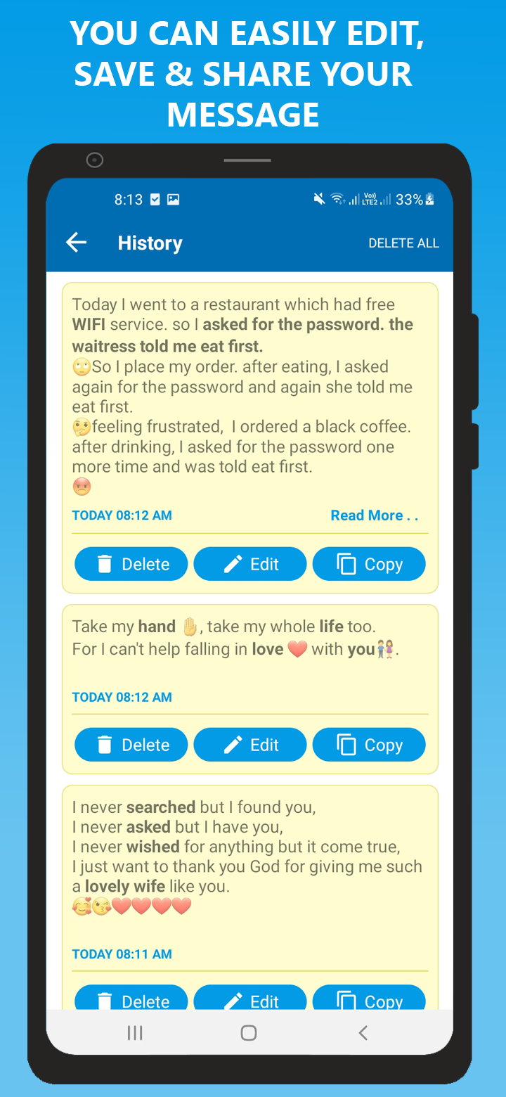 Message Editor screenshot 2