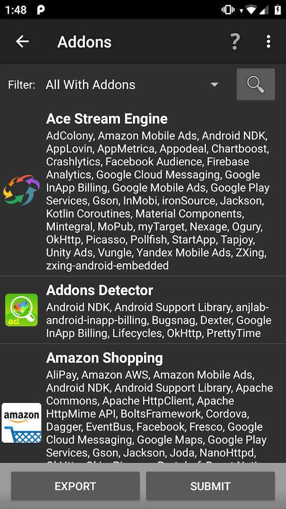 Addons Detector screenshot 3