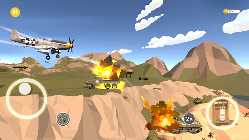 Ace Bomber WW2 Warplanes screenshot 5