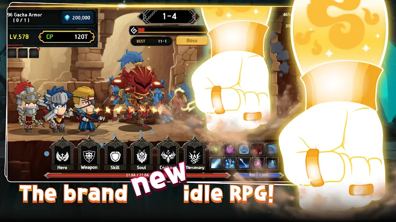 [VIP] Mega Knight : Idle RPG screenshot 5