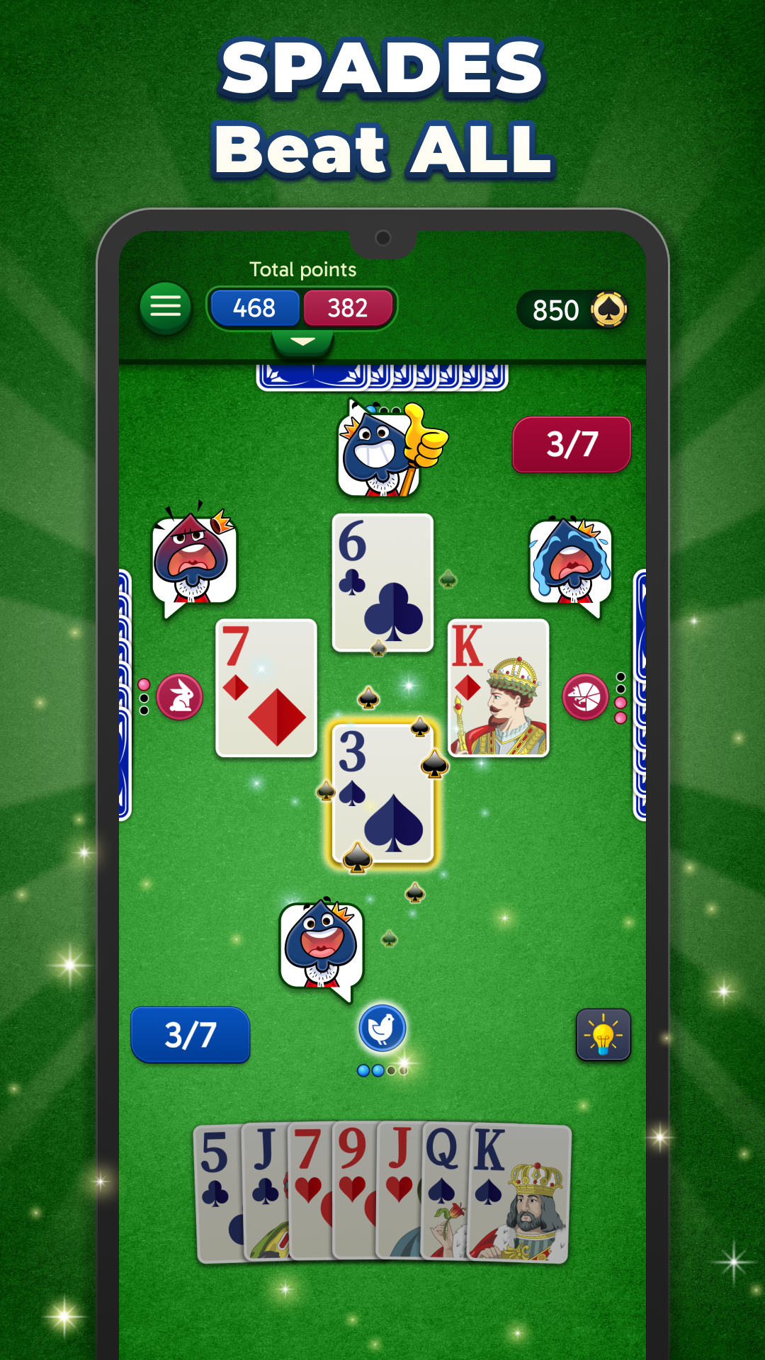 Spades Stars - Card Game screenshot 5