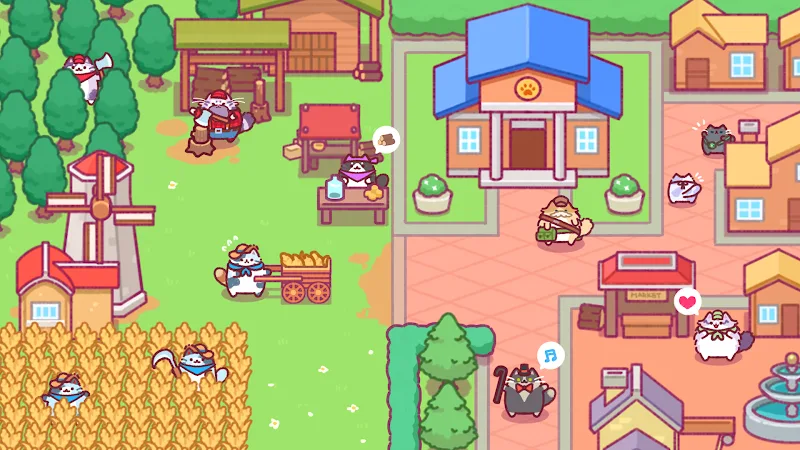 Cat Town Valley: Healing Farm screenshot 5