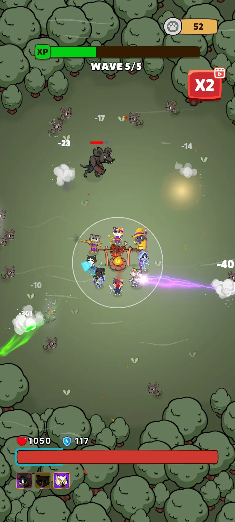 Cat Squad: Dinner Defense screenshot 5