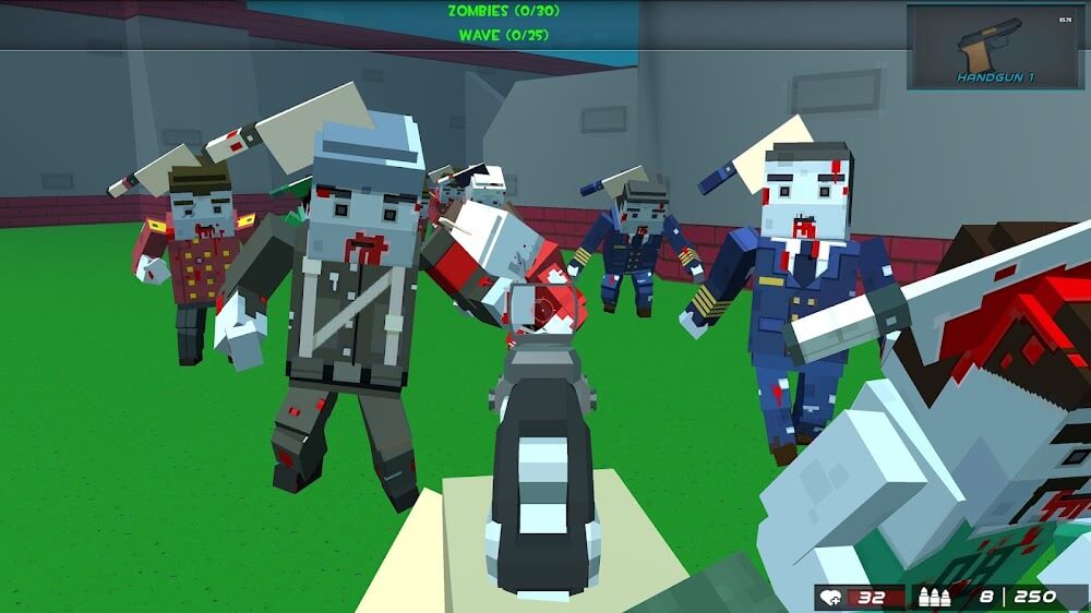 Blocky Gun Warfare Zombie screenshot 3