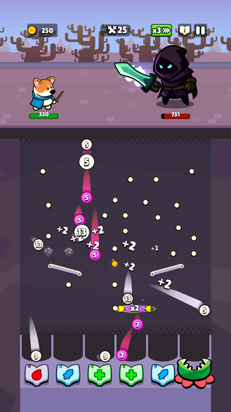 Bounce Hero: Pachinko Dungeon screenshot 3