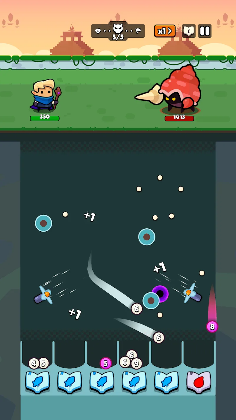 Bounce Hero: Pachinko Dungeon screenshot 6