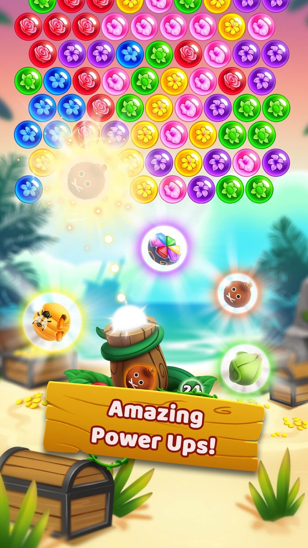 Bubble Shooter - Flower Games screenshot 6