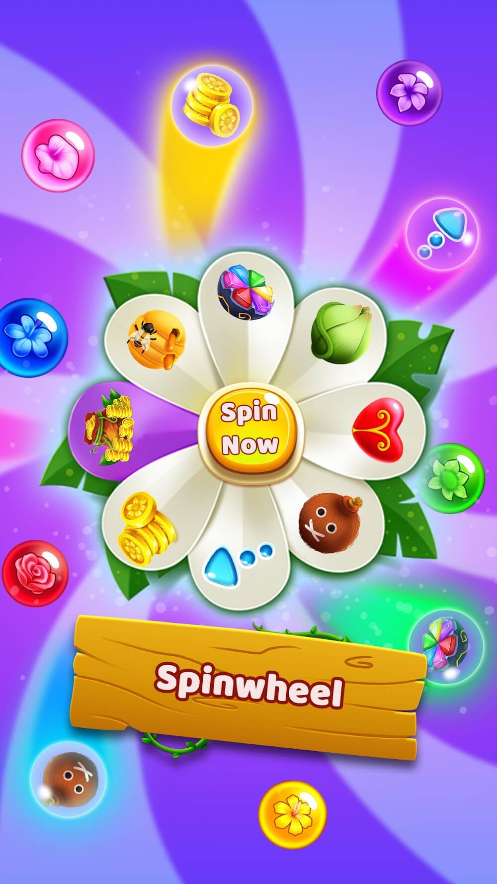 Bubble Shooter - Flower Games screenshot 3