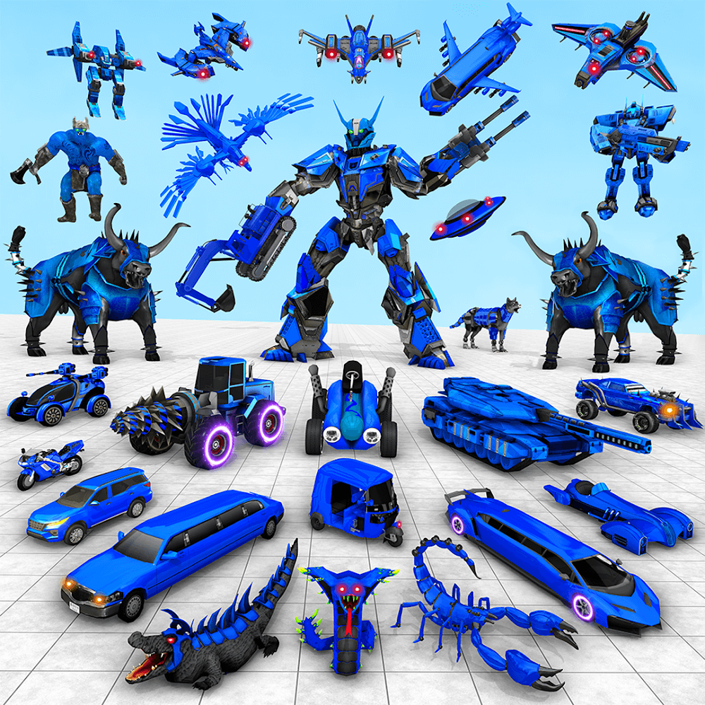 Bull Robot Car Transforming screenshot 2
