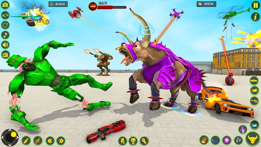 Bull Robot Car Transforming screenshot 4