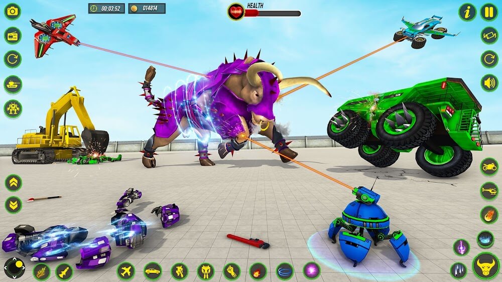 Bull Robot Car Transforming screenshot 7