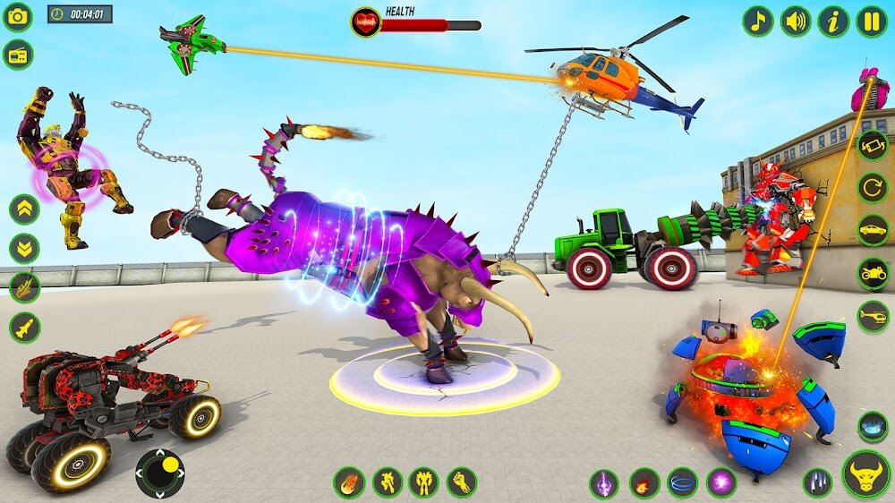 Bull Robot Car Transforming screenshot 5
