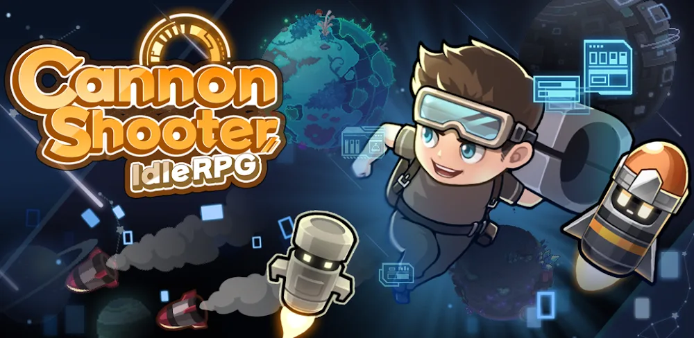 Cannon Shooter: Dot Idle RPG screenshot 1