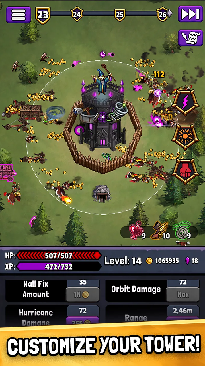 Evil Tower - Idle Defense TD screenshot 3