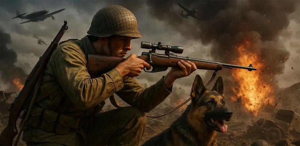 Call Of Courage WW2 Shooting screenshot 1