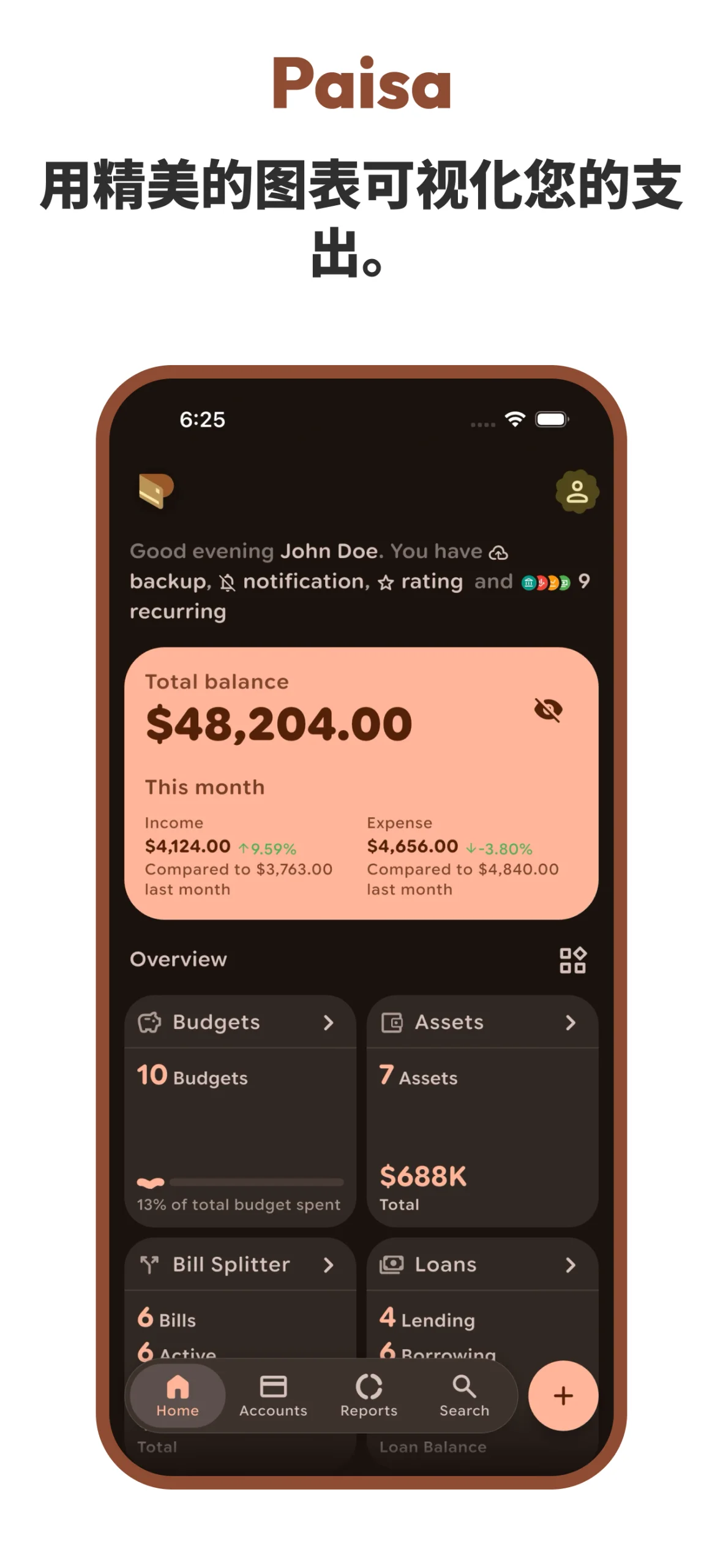 Paisa Expense & Budget Tracker screenshot 1
