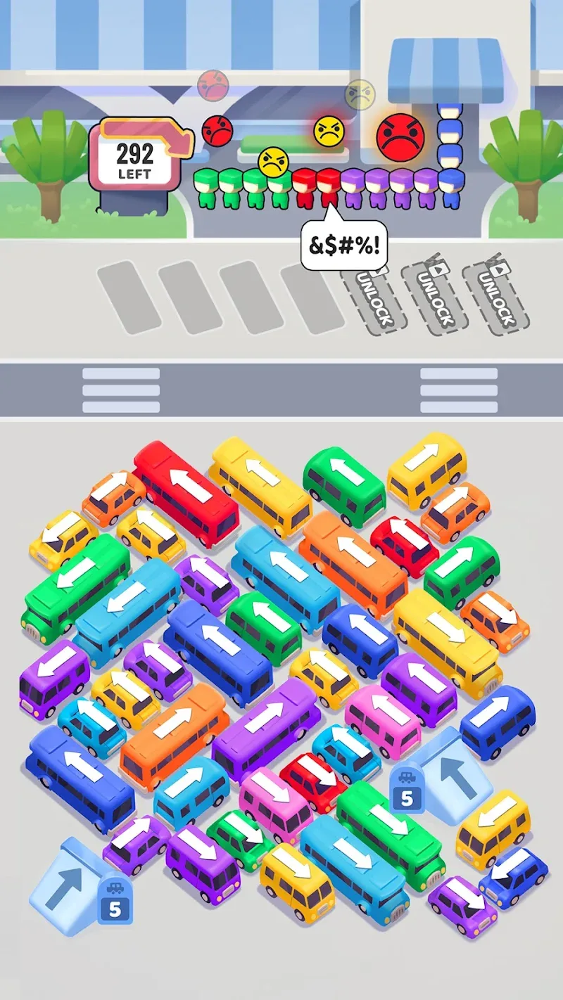 Bus Frenzy Traffic Jam screenshot 6