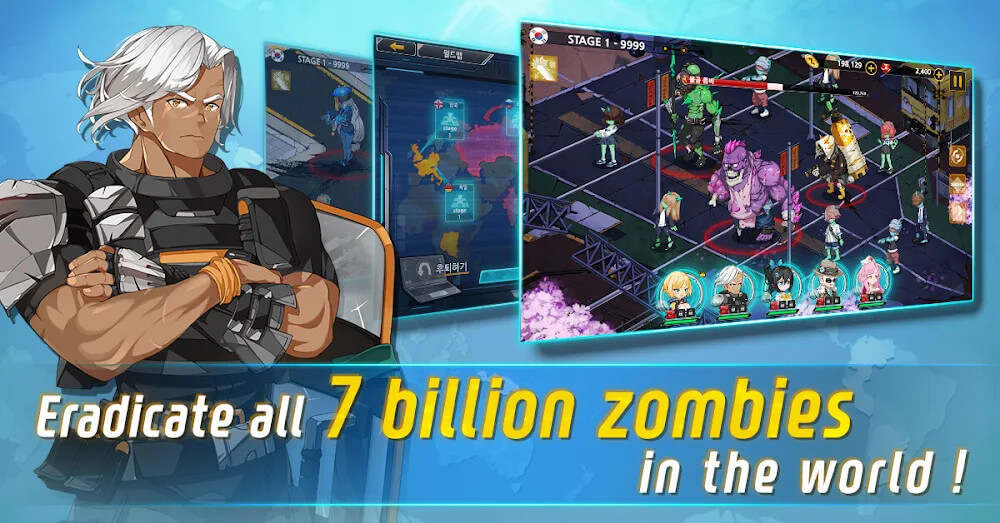 7 Billion Zombies - AFK Heros screenshot 5
