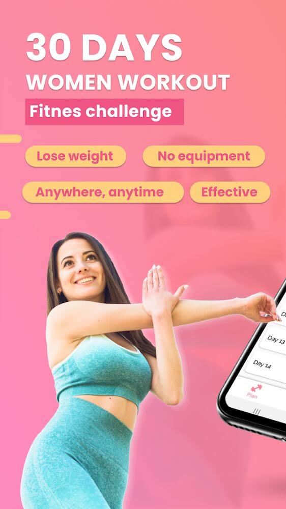 30 Days Women Workout Fitness screenshot 2