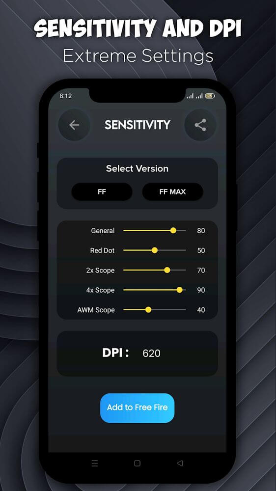 10X Fire GFX Sensitivity Tool screenshot 6
