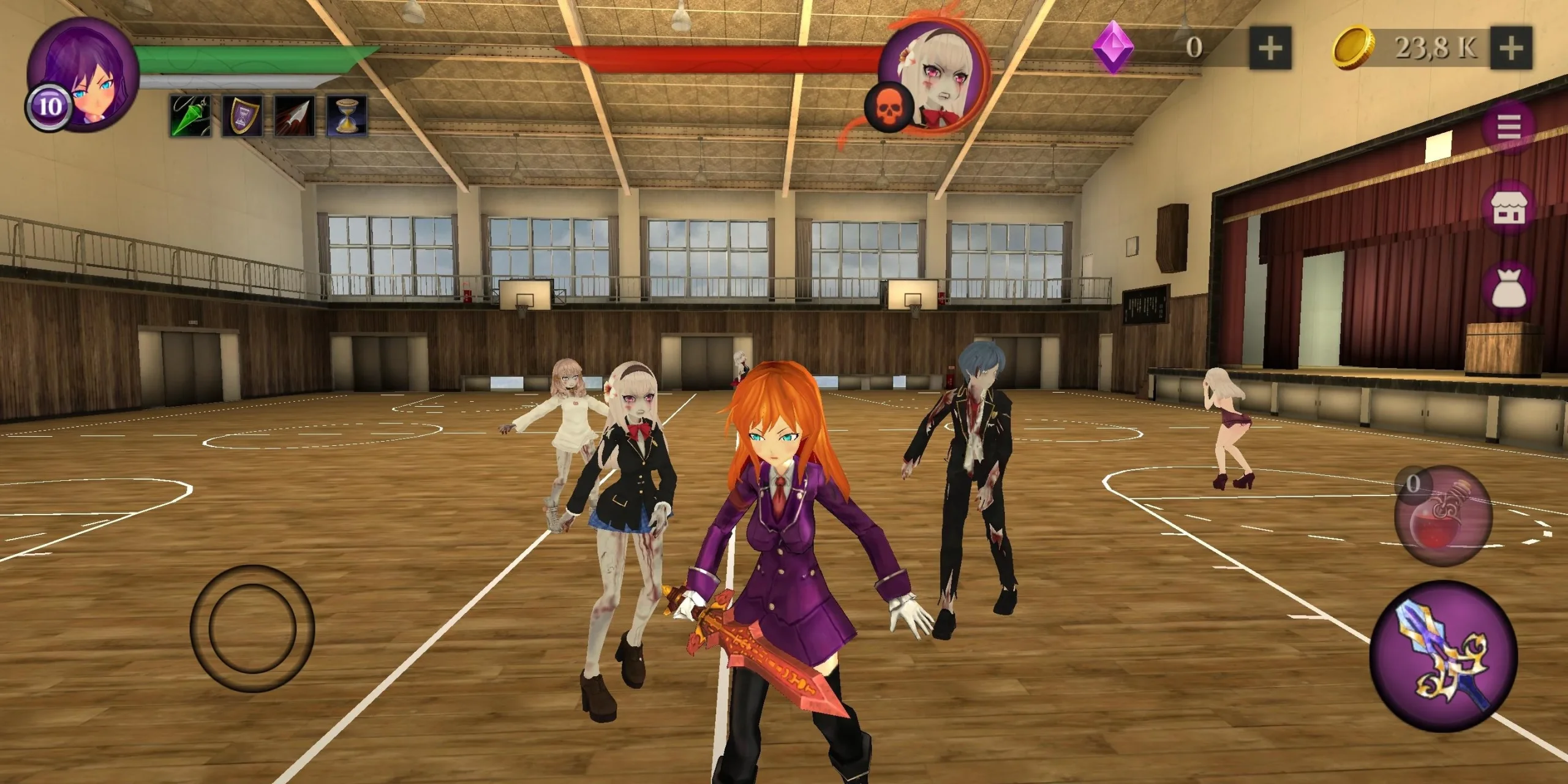 Anime School Zombie Simulator screenshot 8