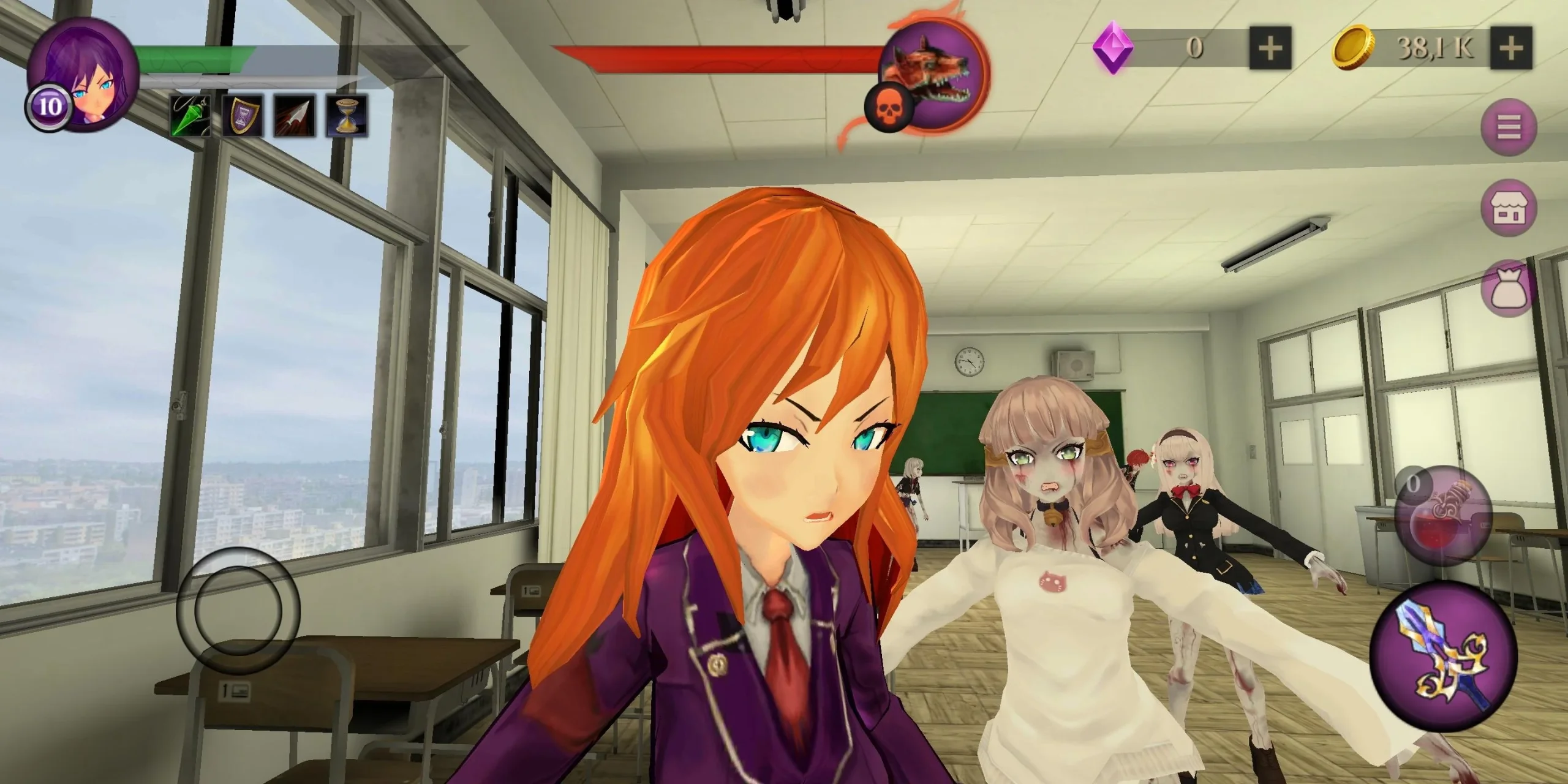 Anime School Zombie Simulator screenshot 6