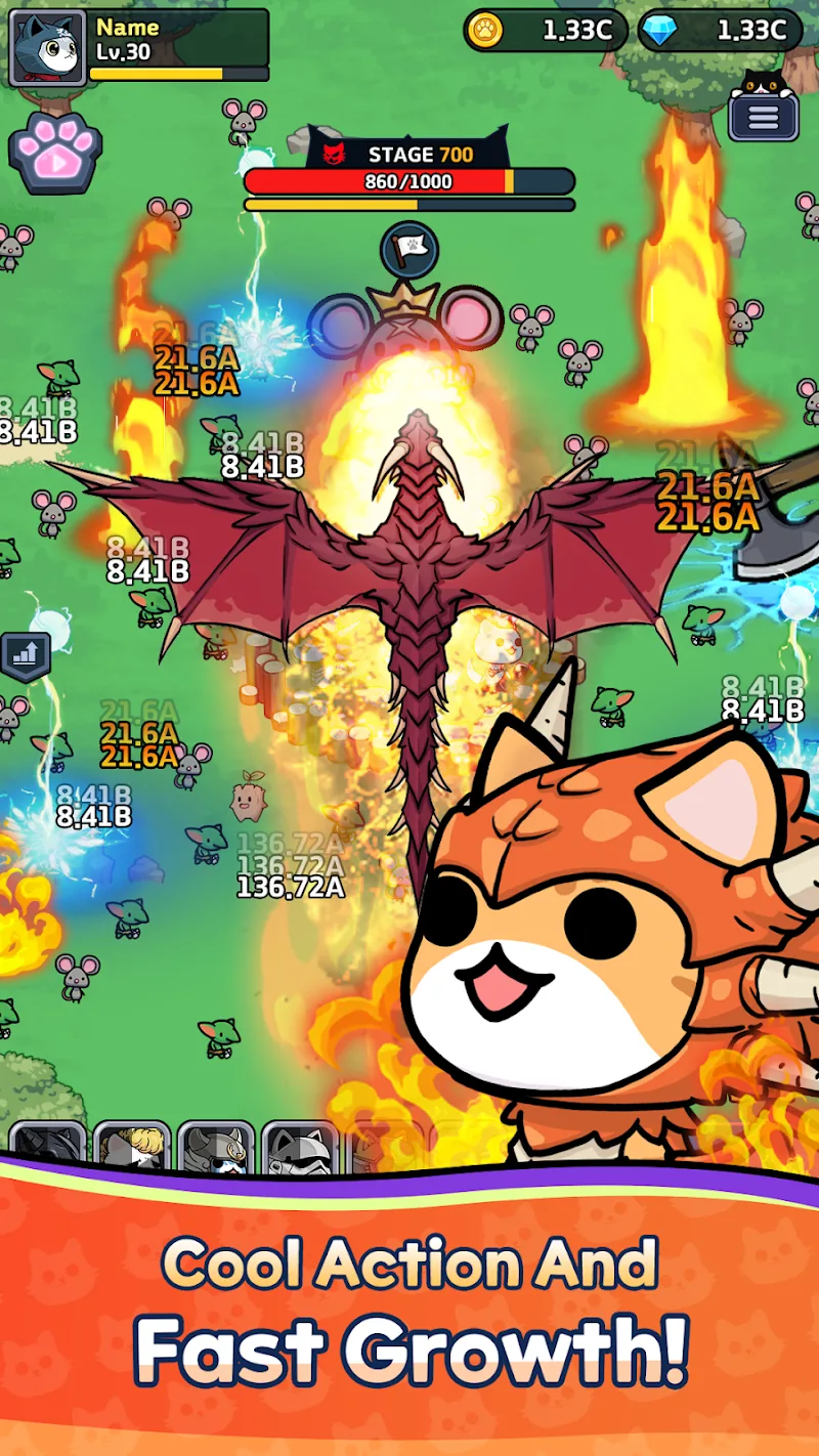 Cat Fortress: Idle Defense screenshot 3