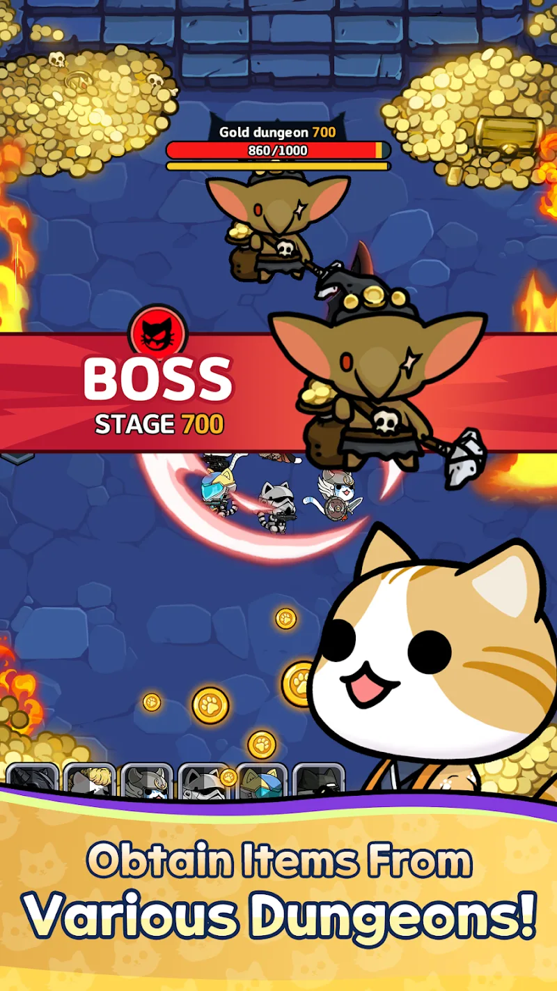 Cat Fortress: Idle Defense screenshot 6
