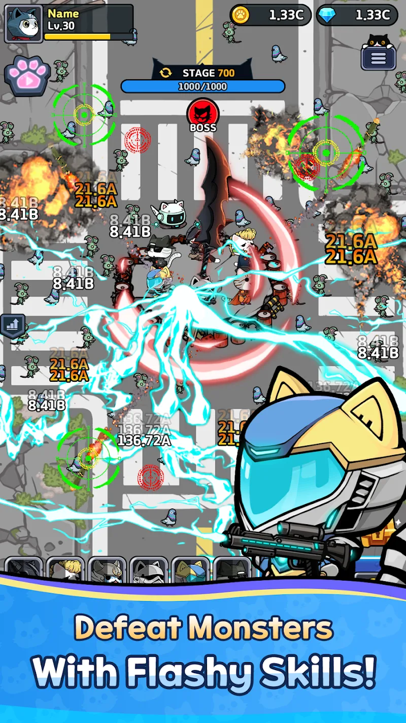 Cat Fortress: Idle Defense screenshot 2