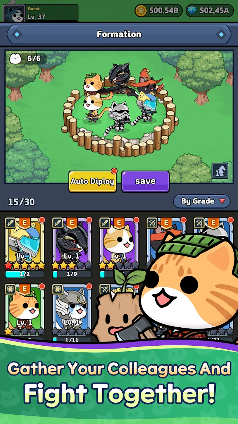 Cat Fortress: Idle Defense screenshot 5
