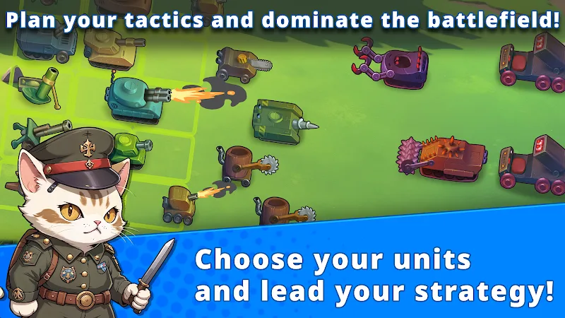 Cat Commanders: Tank Wars screenshot 2