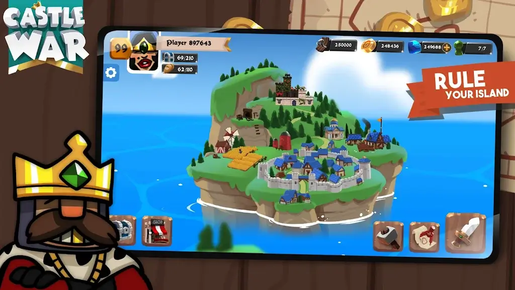 Castle War: Idle Island screenshot 3
