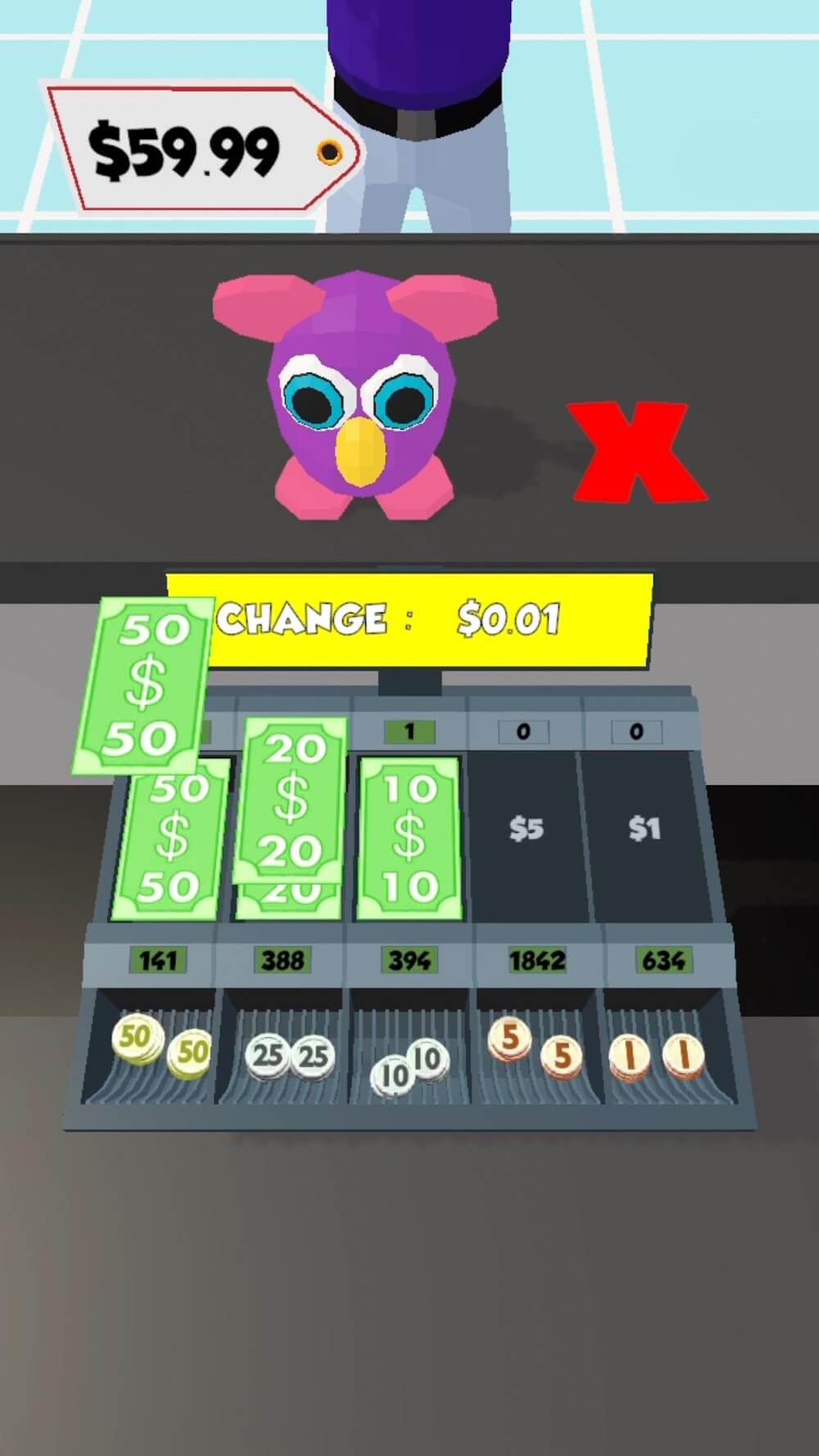 Cashier 3D gameplay screenshot 4