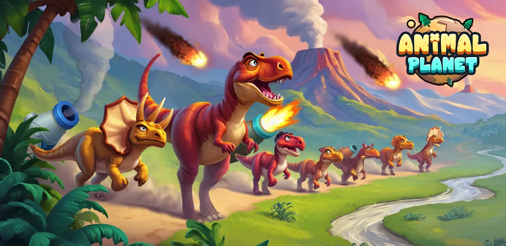 Animal Planet Defense Run War screenshot 1
