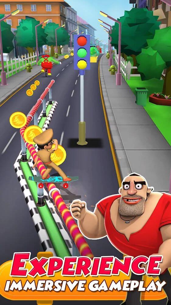 Little Singham Super Skater screenshot 3