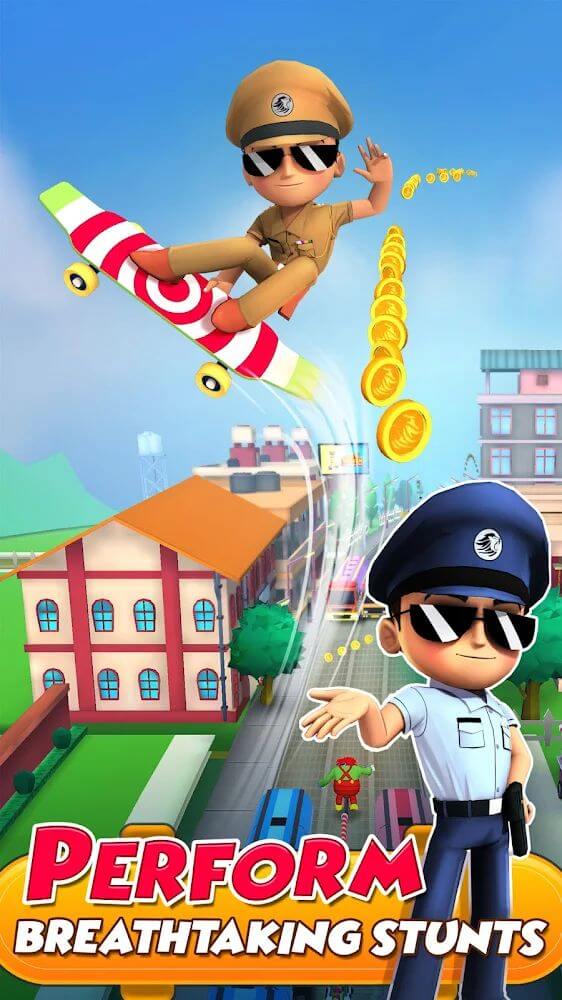 Little Singham Super Skater screenshot 4