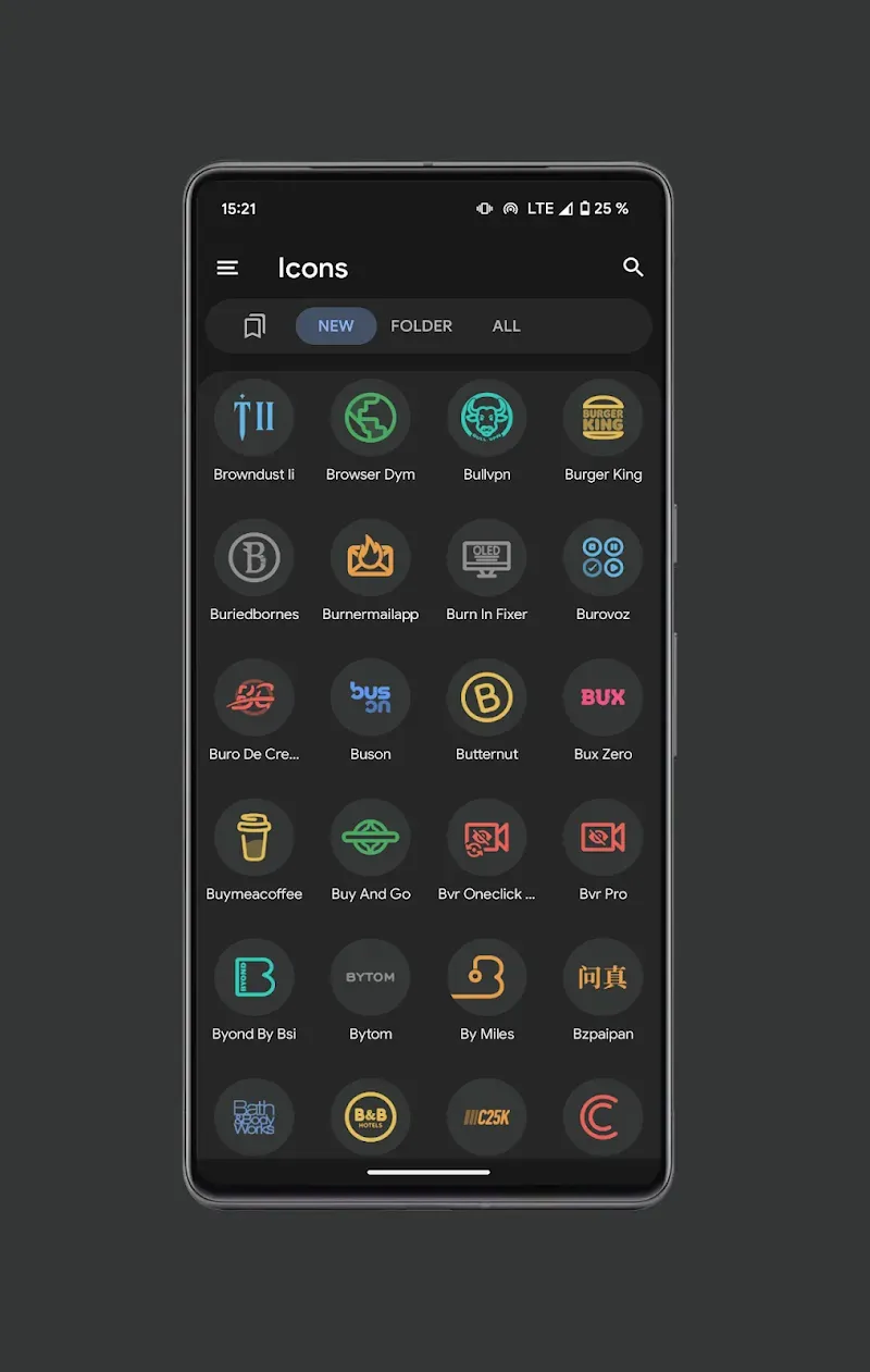 Pix Material Dark Icon Pack screenshot 5