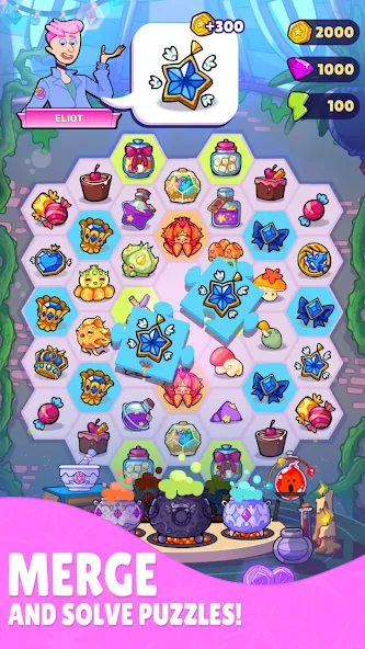 Potion Merge: Tower Mystery screenshot 1