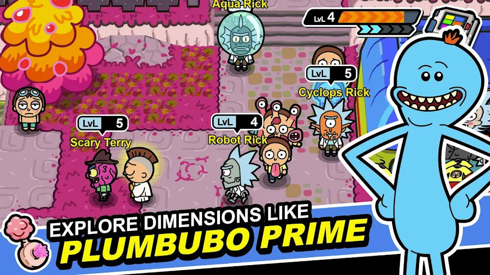 In-game preview 6 for Rick and Morty: Pocket Mortys
