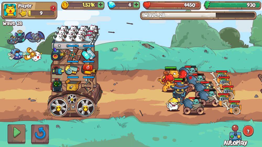 CatnRobot Idle Defense Grow TD screenshot 5